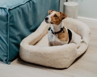 organic wool dog beds