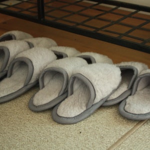 5 Pairs WOOL Guests Slippers Set home slippers WOOLMARK image 8