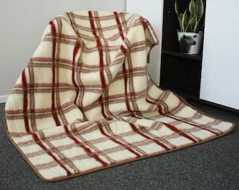 SALE Merino Wool Blanket All sizes Woolmark 100% Natural throw FREE SHIPPING