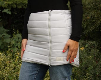 Winter Waterproof Woolen Mini Skirt Hips Bodywarmer Thermo petticoat