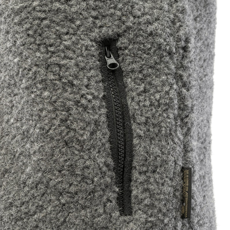 Soft and Warm Merino Wool Vest WOOLMARK certificate, casual comfortable wear waistcat image 8