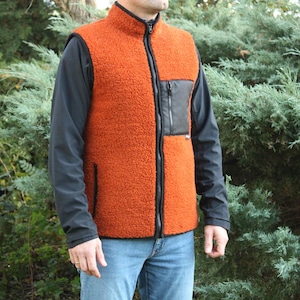 Soft and Warm Merino Wool Vest WOOLMARK certificate, casual comfortable wear waistcat for Men Women Ladies
