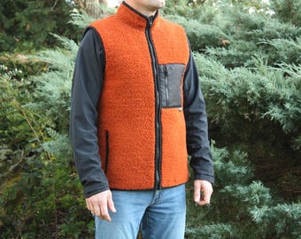 Soft and Warm Merino Wool Vest WOOLMARK certificate, casual comfortable  wear waistcat for Men Women Ladies