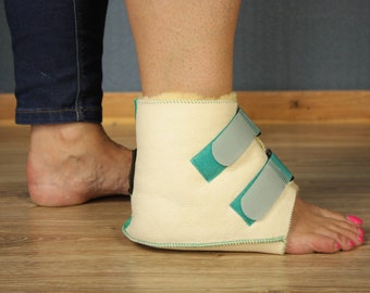 Sheepskin slippers | ankle warmer | Heel protector | Genuine sheepskin boot
