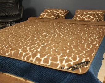 Bettwäsche-Set aus Merino- und Kamelwolle | Kissen aus Naturwolle | Wolldecke WOOLMARK Bettwäsche Decke
