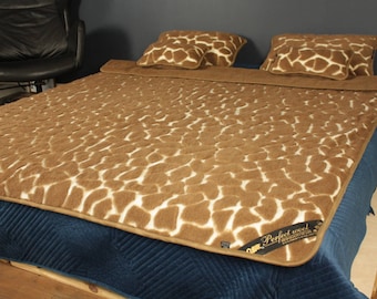 Merino & Camel wool bedding set | Natural Woolen duvet pillows | Wool quilt WOOLMARK beddings blanket