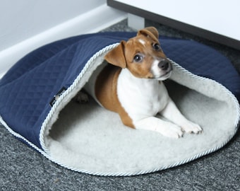 Warm WOOLEN Dog Bed Elegant NATURAL WOOL Cat Pet Bed