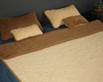Merino & Camel wool bedding set | Natural Woolen duvet pillows | Wool quilt WOOLMARK beddings blanket FREE DELIVERY in eu