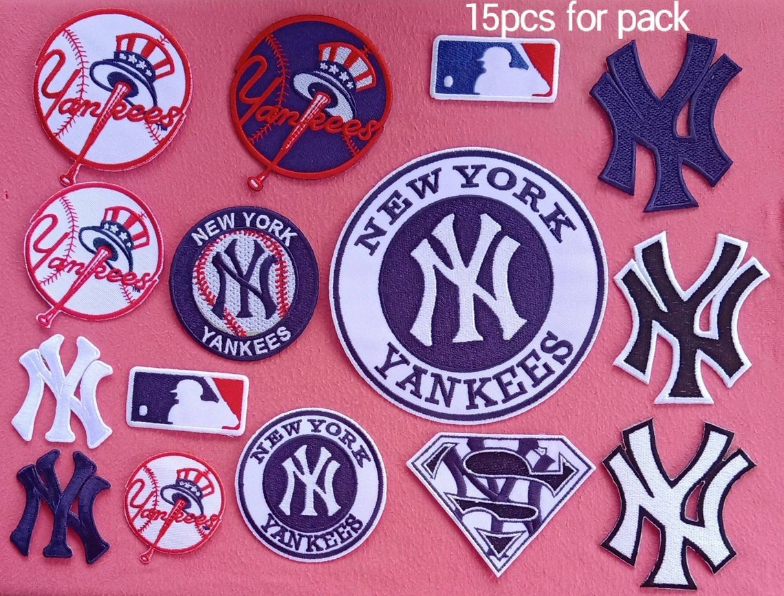 New York Yankees 15 Pieces Logo Patches for Iron on and sewing Etsy