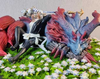 Super duża figurka z ogromnym potworem i niestandardową podstawą, najlepsza spersonalizowana dekoracja domu