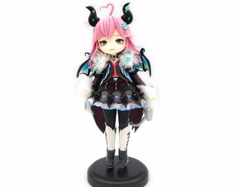 Handmade Custom Chibi Figure: 4-inch OC Design