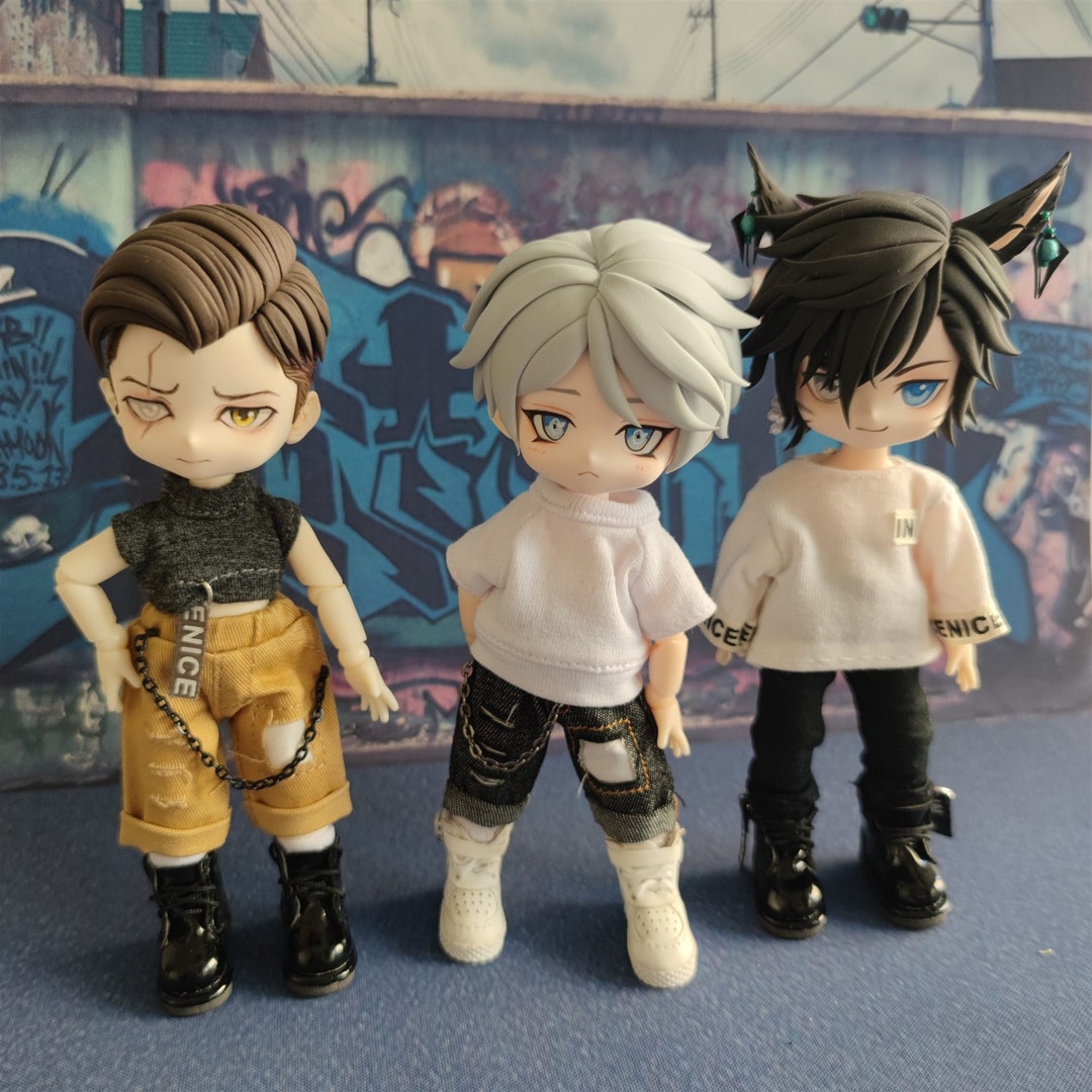 オビツ11ボディ用カスタムねんどろいどドールヘッド：アニメ、ゲーム