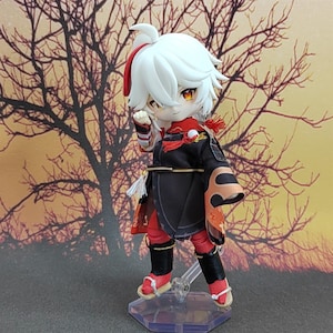 Genshin Kazuha ob11 Puppe mit individuellem Outfit. Maßgeschneiderte ob11/nendo-Puppen von Bielbild.