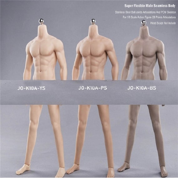 Corps De Poupée Articulé 1/6 Pour Figurine Homme - 26cm, Couleur Peau, Articulations Flexibles