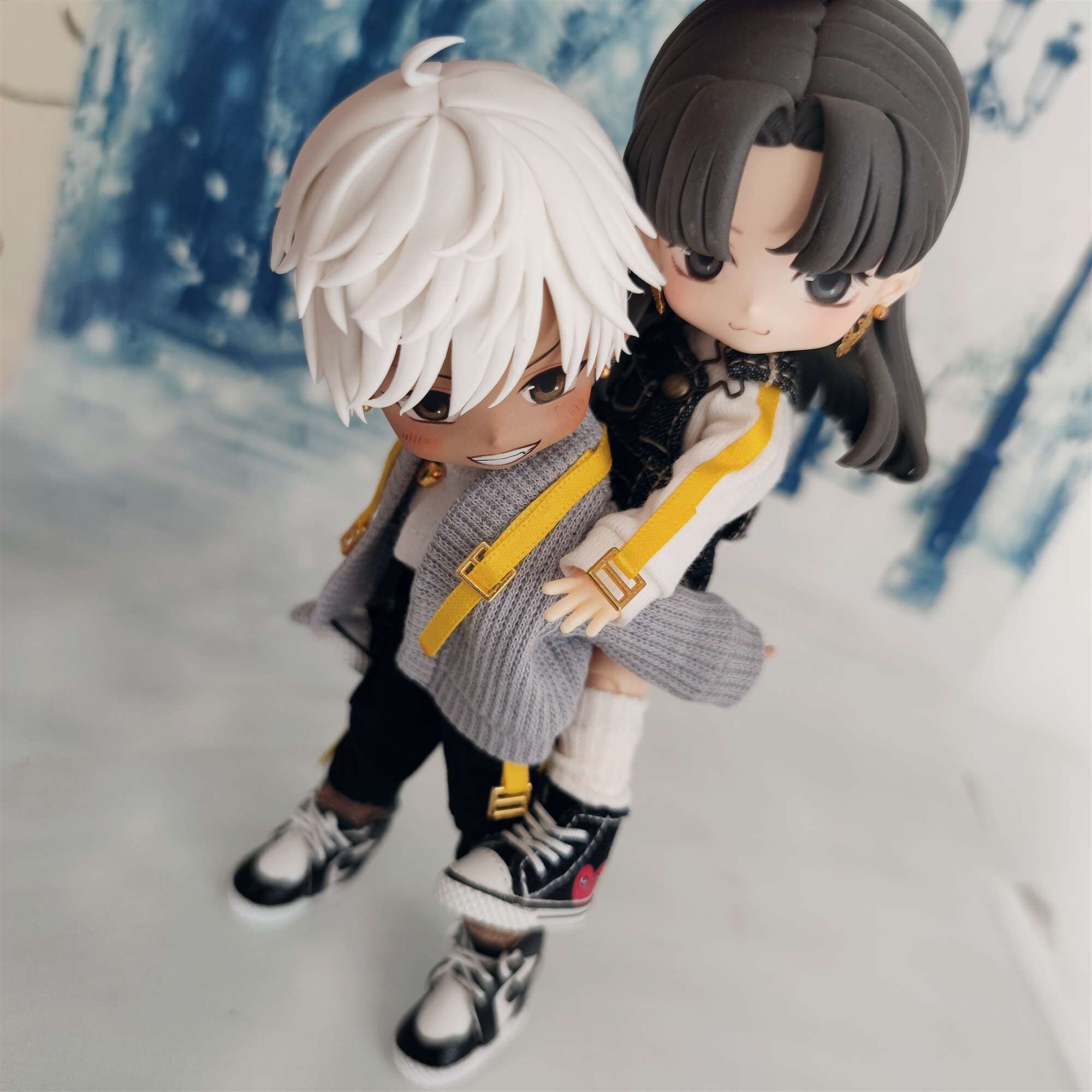 ObeyMe Mammon and OC nendoroid moveable dolls, special gift for loves day