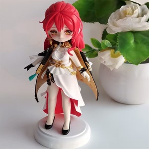 Handmade Honkai star rail character chibi 4inch figurine, make any game roll into 3D version