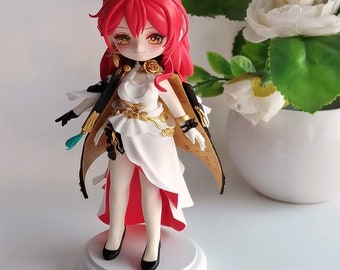 Handgefertigte Honkai Star Rail Chibi Figur: Spielcharakter 3D Art