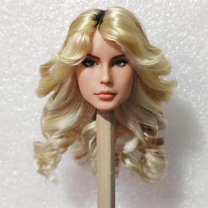 Custom real human doll head for 1/6 Phicen or TBL skin covered doll, make a doll for yourself