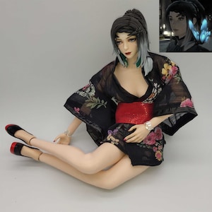 Custom moveable head for action figure, 1/6 scale 11inch high, able to change cloth