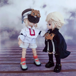 Custom FFXIV Ob11 Chibi Doll: Papalymo and Yda