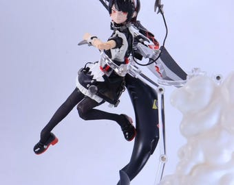 Niestandardowa figurka akcji 1/12, ruchoma dziewczyna-mecha z możliwością zmiany panelu przedniego