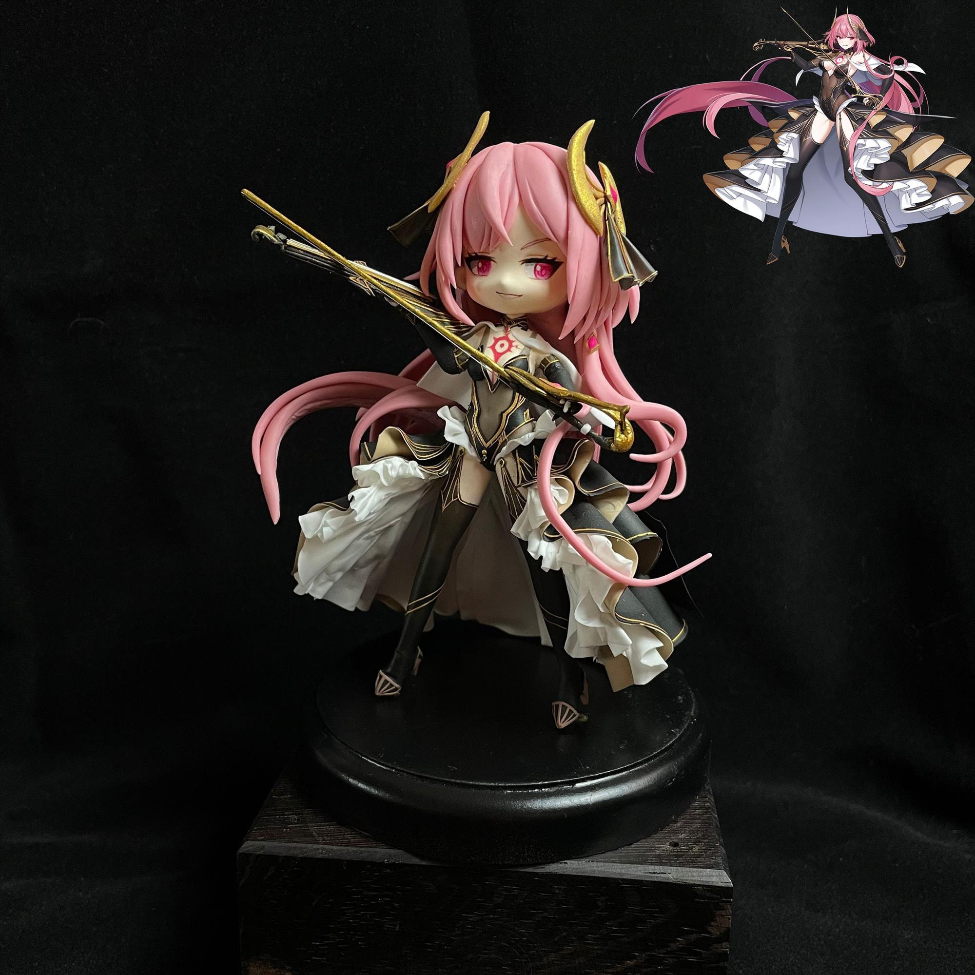 Pure handwork turn normal scale character to 6inch chibi figurine, unique collection for ACG fans