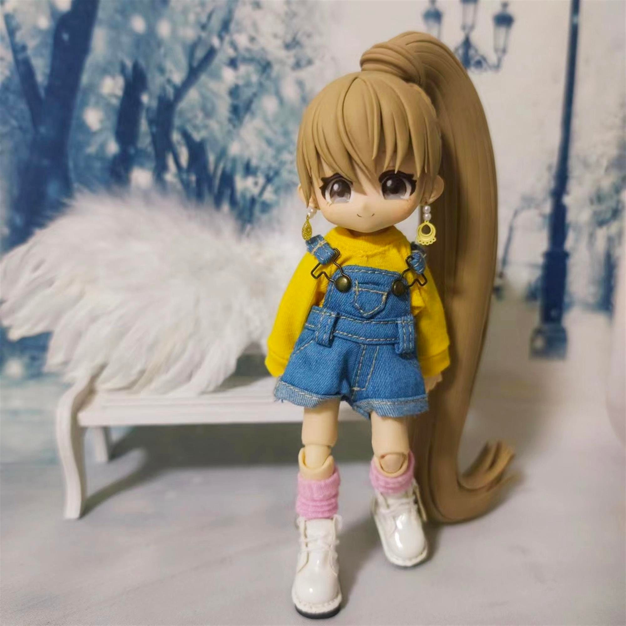 カスタムオビツ11ドールヘッド：アニメチビフィギュア - Etsy 日本