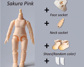 オビツ11ボディ用カスタムねんどろいどドールヘッド：アニメ、ゲーム