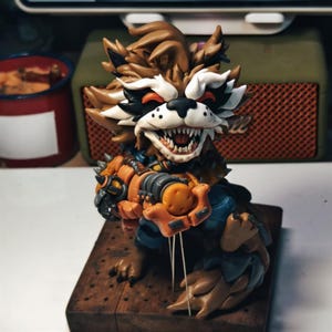 Custom iregular design chibi figurine from provide image