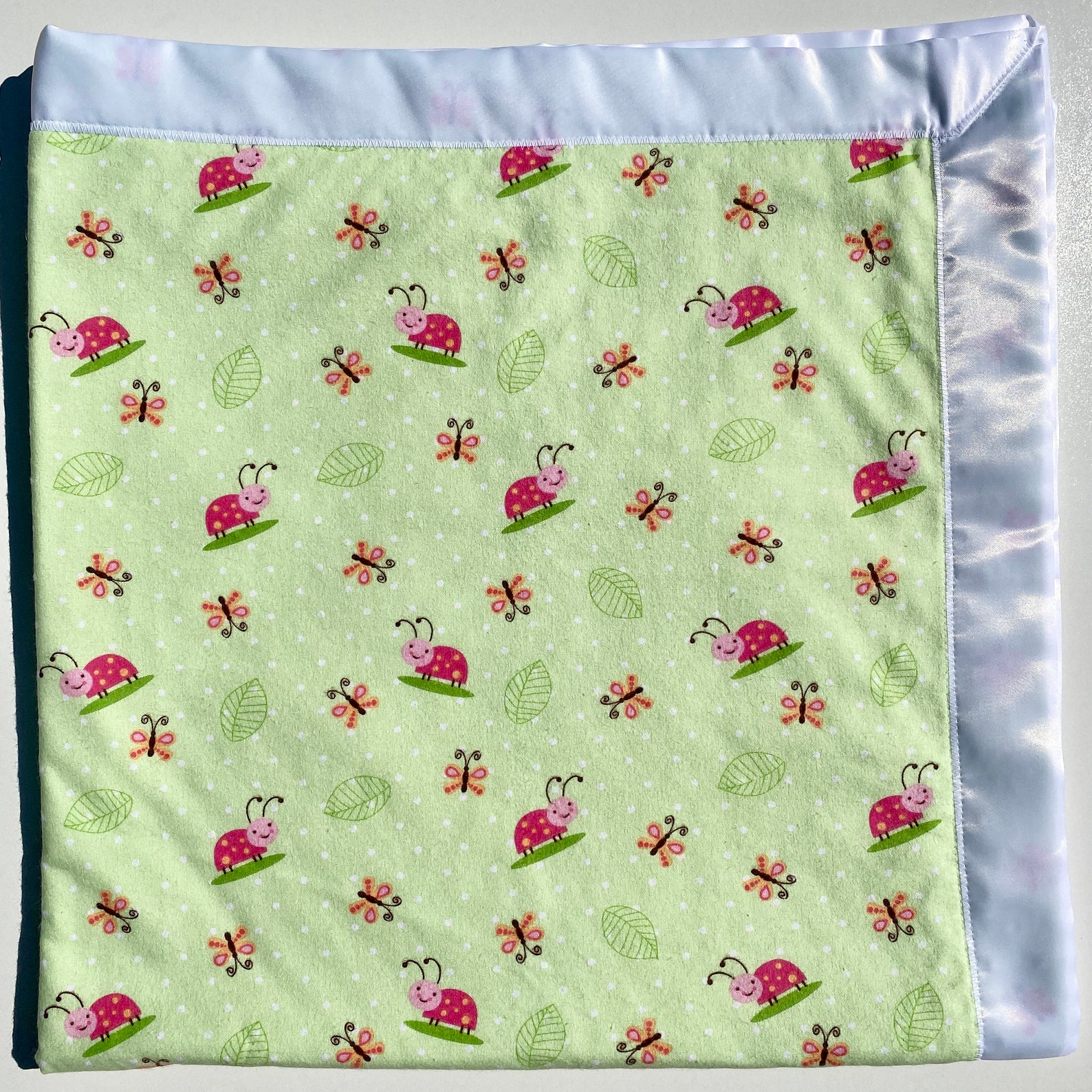 Ladybug Baby Blanket Etsy