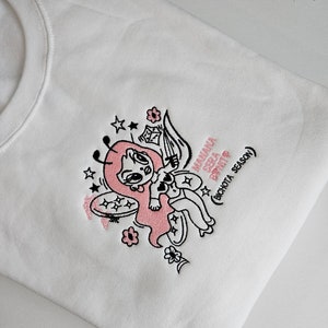 Bichota Season Embroidered Crewneck, Karol G  Manana Sera Bonito Sweatshirt, Unisex Trendy Embroidery, Embroidered Gift For Friend