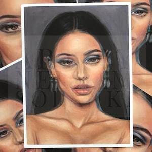 Alexa Demie Original Fine Art Giclee Print 8.25x11&quot;