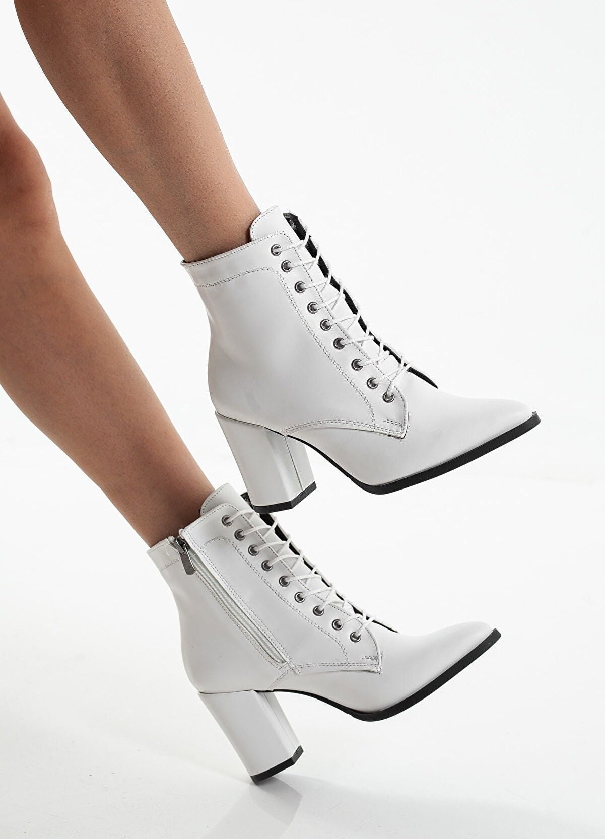 Herausziehen Aushalten Tante ankle boots ivory Papa ägyptisch Nord