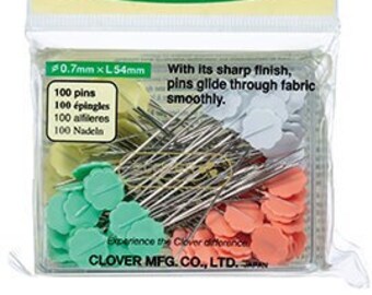 Clover Flower Head Pins