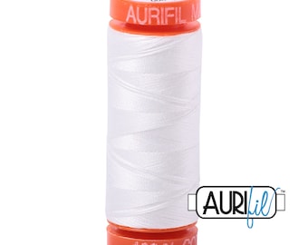 Aurifil 50wt Cotton Mako' 200m Spool - 2021 - Natural White