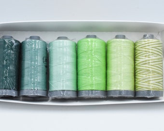 Aurifil 28wt 750m Colour Bundles - Green 6