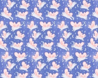 Dear Stella Fairy Land Kitty Fairies quilting cotton