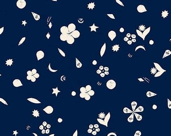 Ruby Star Society Moonglow by Alexia Abegg Indigo Garden Sketches RS4078 15 100% premium quilting cotton