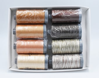 Aurifil 28wt 750m Colour Bundle - Brown 8