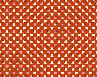 Ruby Star Society Moonglow Heirloom Star Cayenne by Alexia Abegg RS4081 13 100% premium quilting cotton