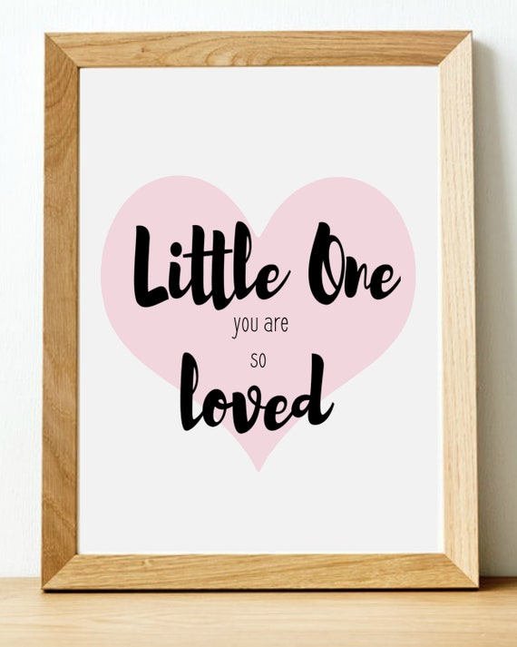 Little One You Are So Loved INSTANT DIGITAL DOWNLOAD 8 x Etsy