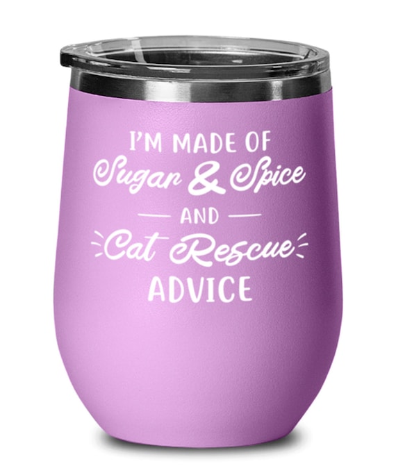 Life Is Better With A Cat 20 Oz Red Drink Tumbler W Lid Birthday Gift For Cat Lovers Just Tumblers /& Water Glasses Gift For Her
