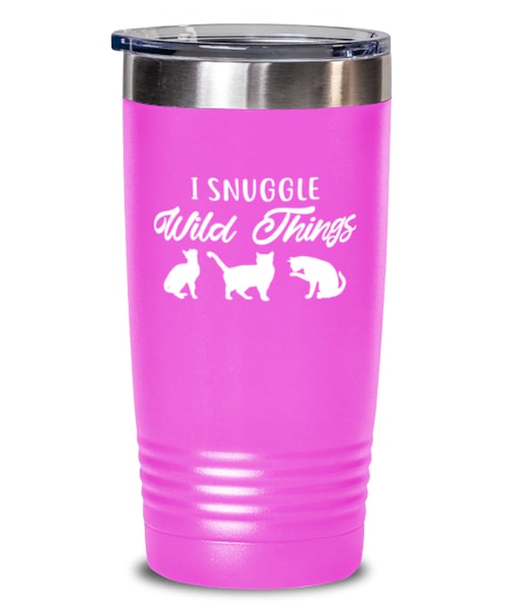 Life Is Better With A Cat 20 Oz Red Drink Tumbler W Lid Birthday Gift For Cat Lovers Just Tumblers /& Water Glasses Gift For Her