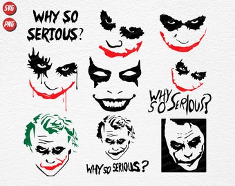 Download Joker Smile Svg Etsy