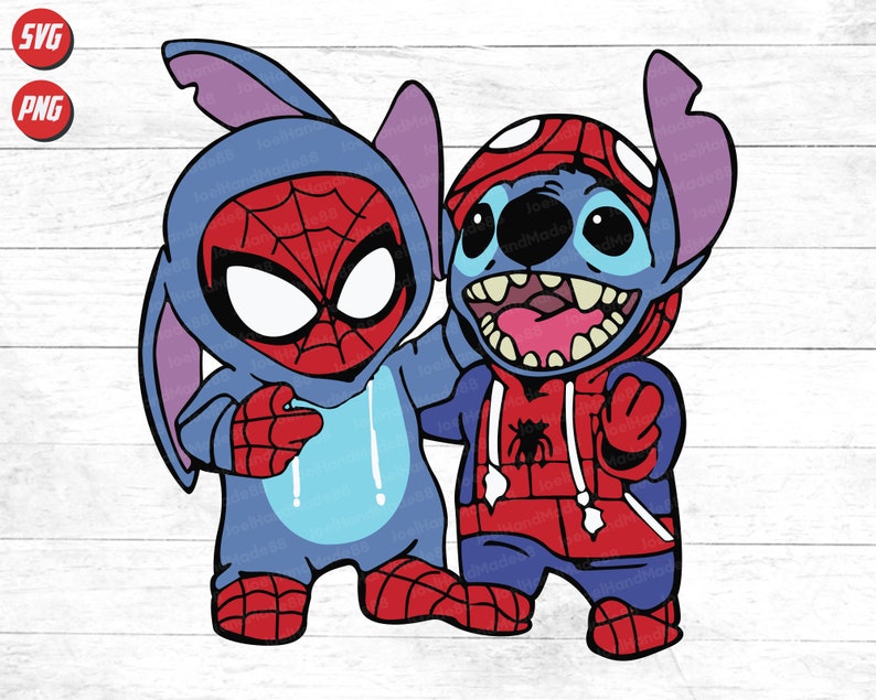Download Halloween Stitch Spiderman Friends Svg Baby Stitch | Etsy