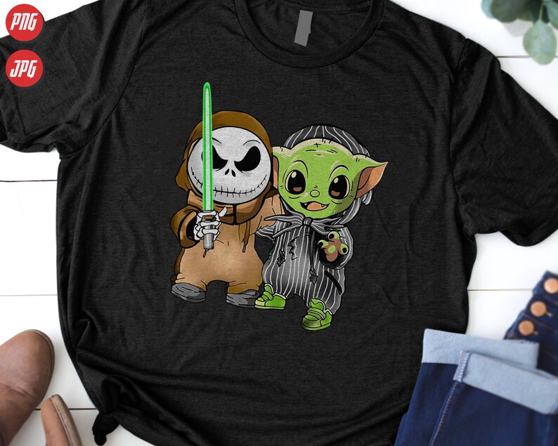 Download Disney Halloween Png Jack Skellington And Baby Yoda ...