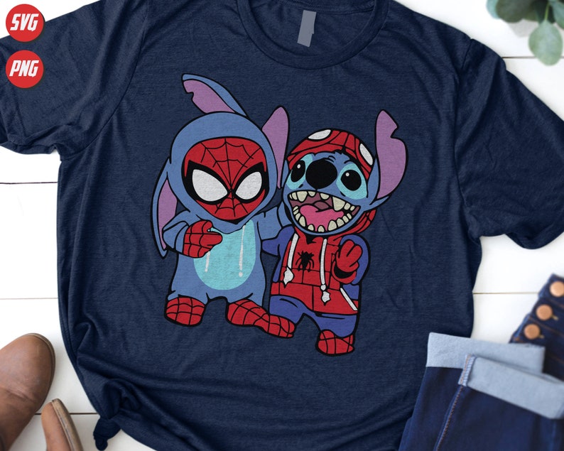 Download Halloween Stitch Spiderman Friends Svg Baby Stitch | Etsy