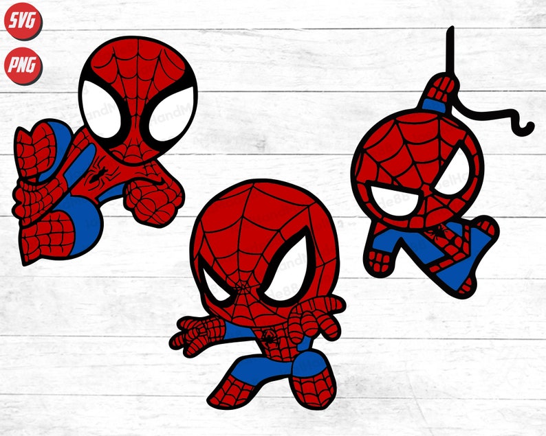 SpiderMan Layered SVG