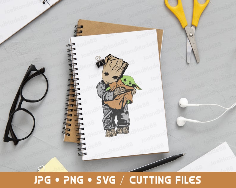 Download Baby Groot Hug Baby Yoda Svg Baby Groot Svg Baby Yoda Svg ...