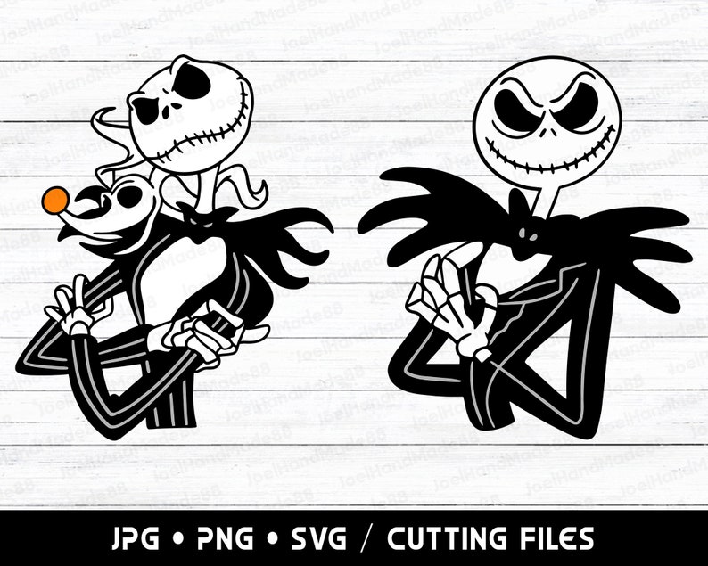 Download Jack And Zero Svg Bundle Nightmare Before Christmas Jack ...